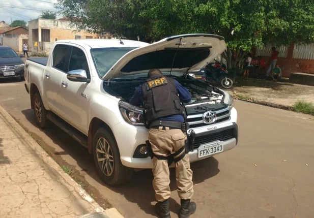 Hilux apreendida