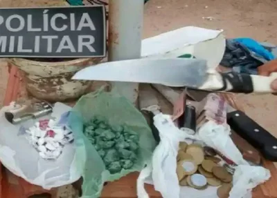 Material apreendido