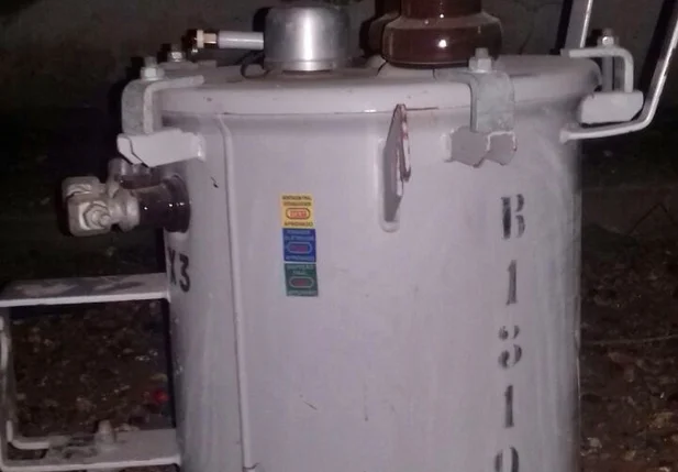 Transformador de energia elétrica recuperado pela PM