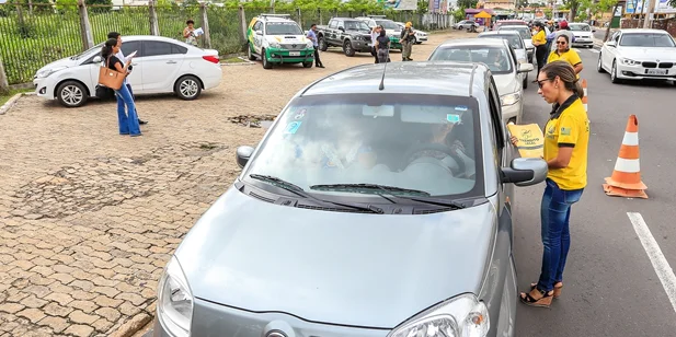 A blitz ocorreu na Av Avenida Nossa Senhora de Fátima