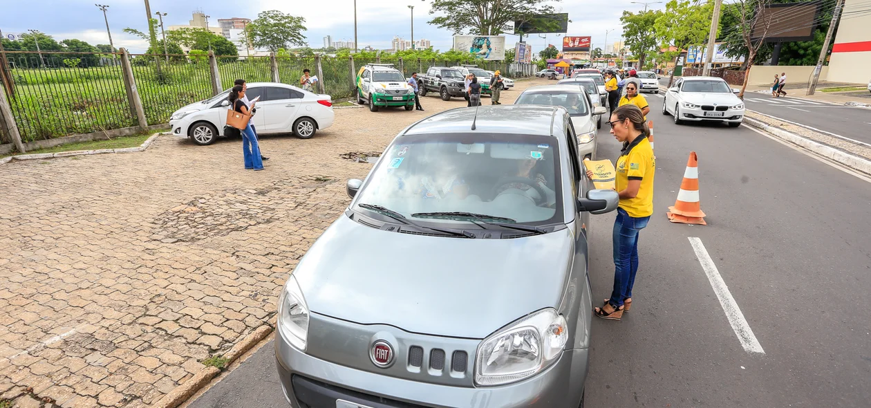 A blitz ocorreu na Av Avenida Nossa Senhora de Fátima