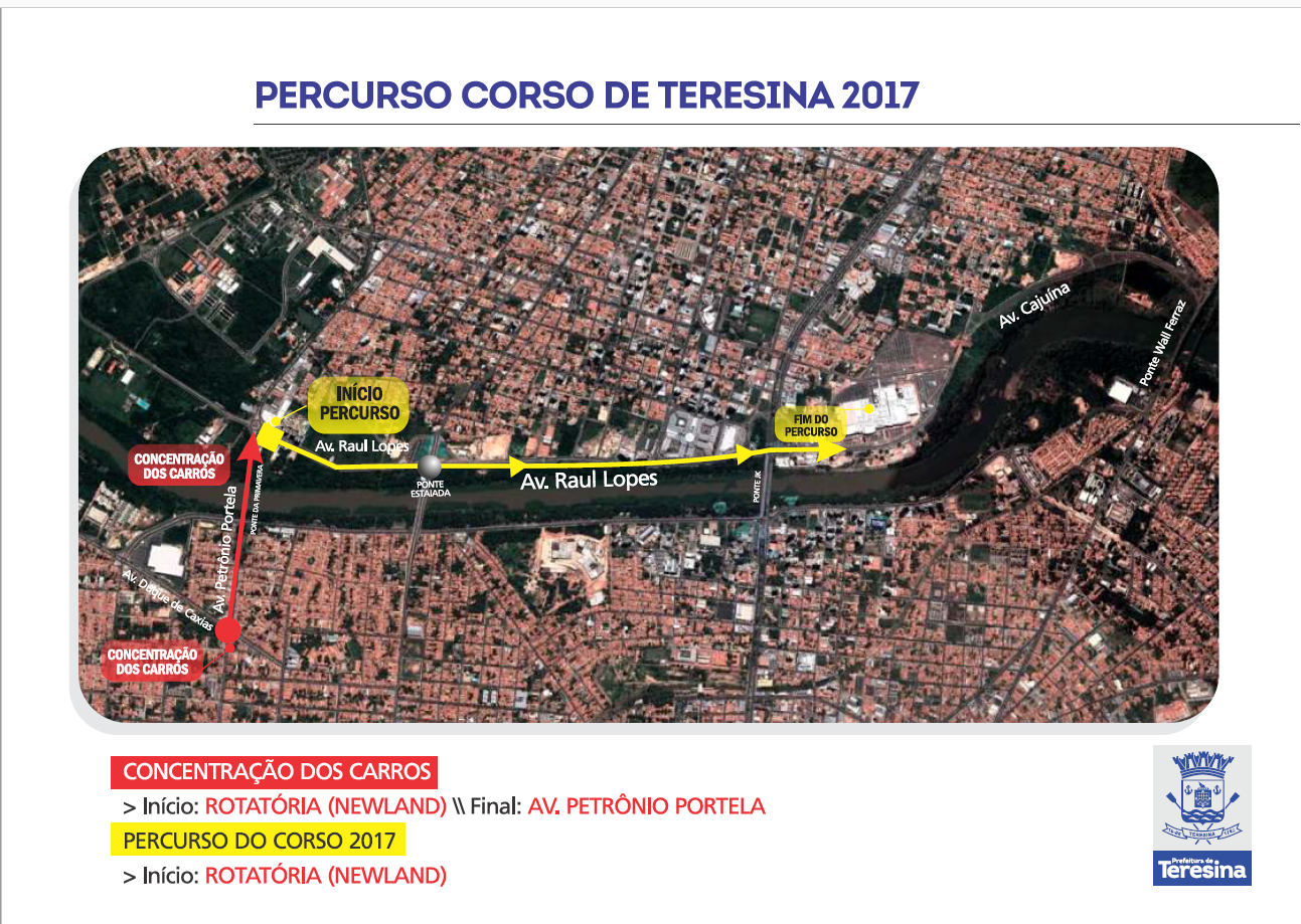 Trajeto do Corso 2017