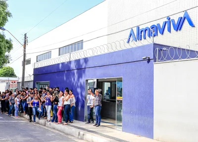 Manifestação dos funcionários da Almaviva do Dirceu
