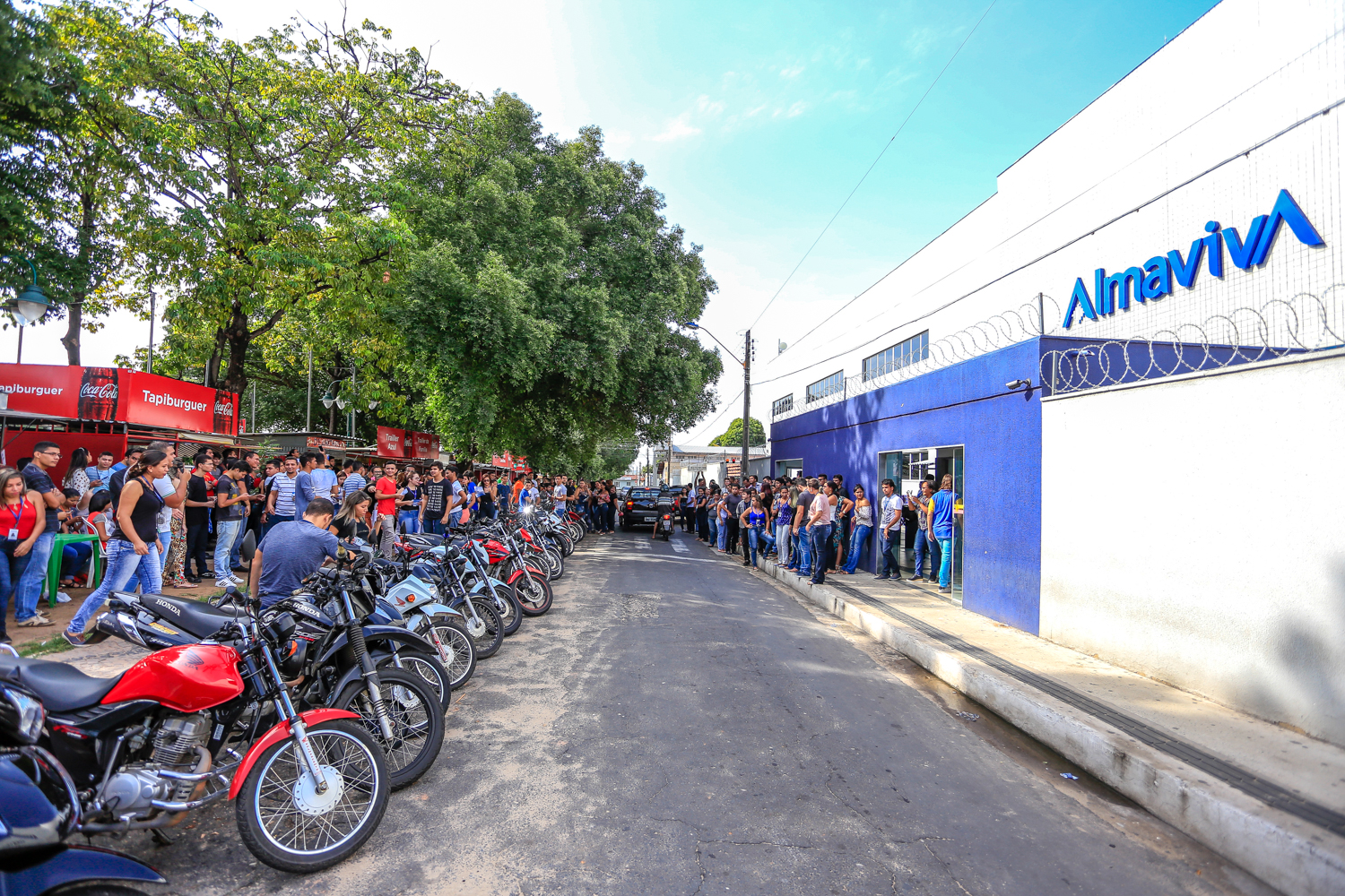 Manifestação dos funcionários da Almaviva