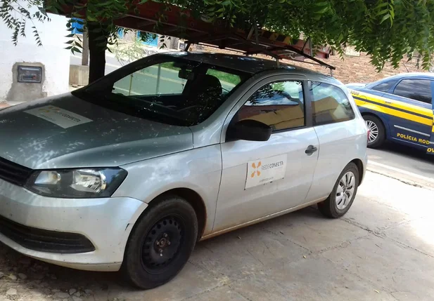 Veículo recuperado pela PRF