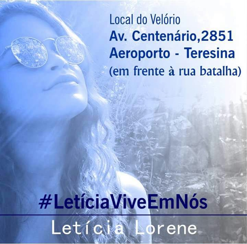 Velório de Letícia Lorene