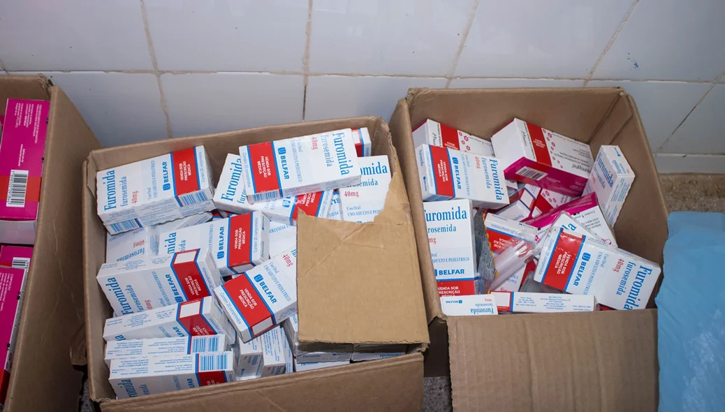Os medicamentos foram adquiridos através do PMAQ