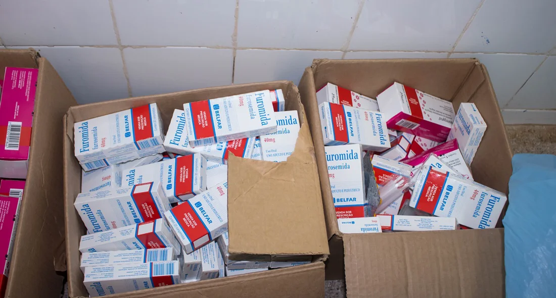 Os medicamentos foram adquiridos através do PMAQ