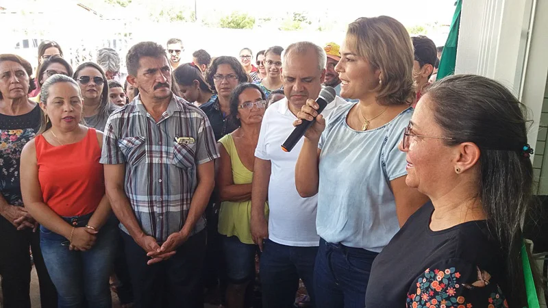 Secretária Janaína Marques participou da solenidade