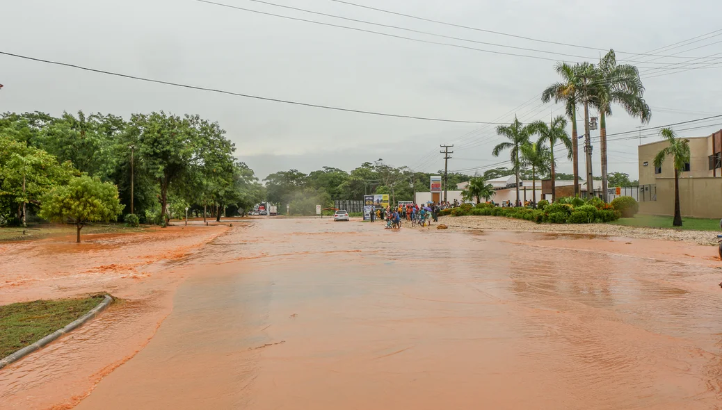 Alagamento na BR 343