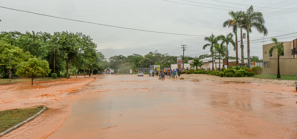Alagamento na BR 343