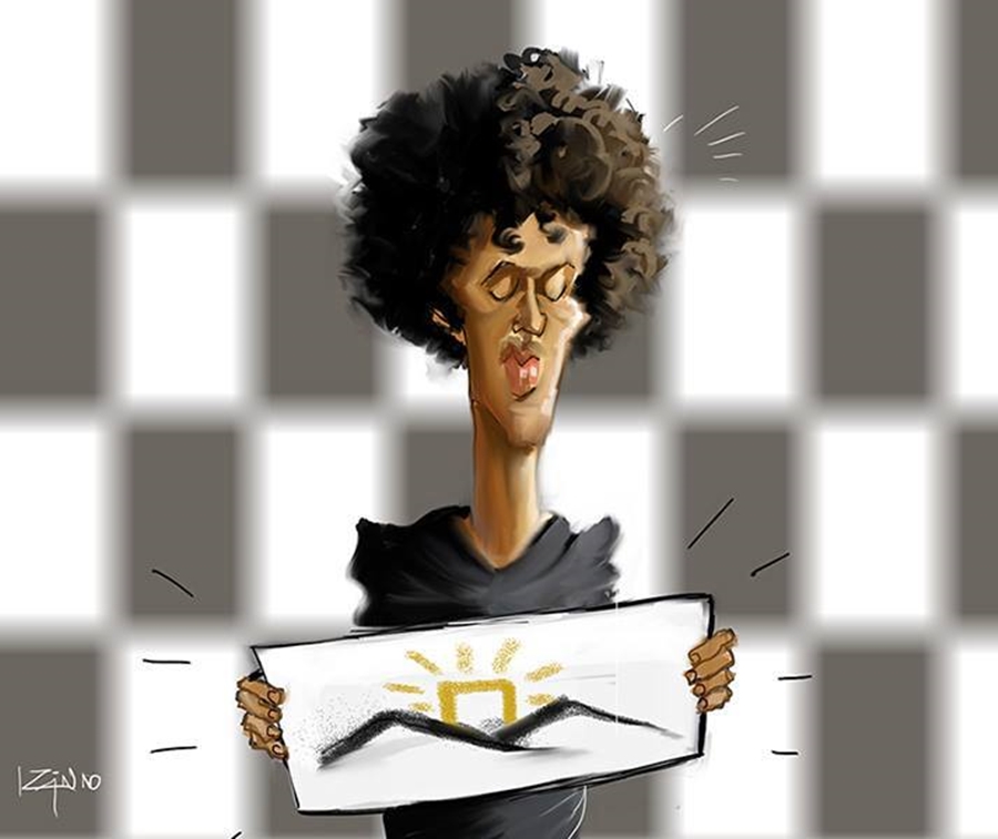 Charge de Izânio Façanha repercute prisão de Palestino