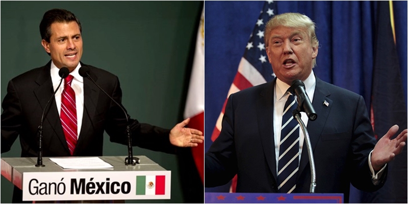 Enrique Peña Nieto e Donald Trump