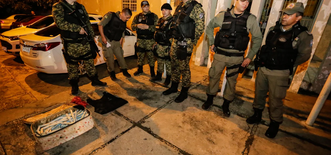 Equipe policial que participou da ação