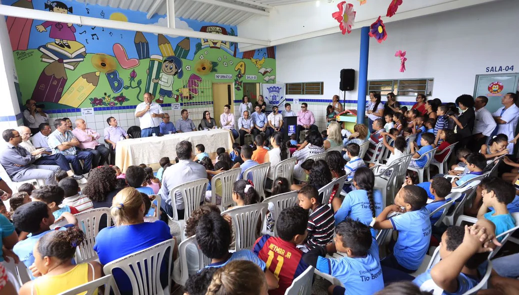Inauguração da Escola Municipal Tio Bentes