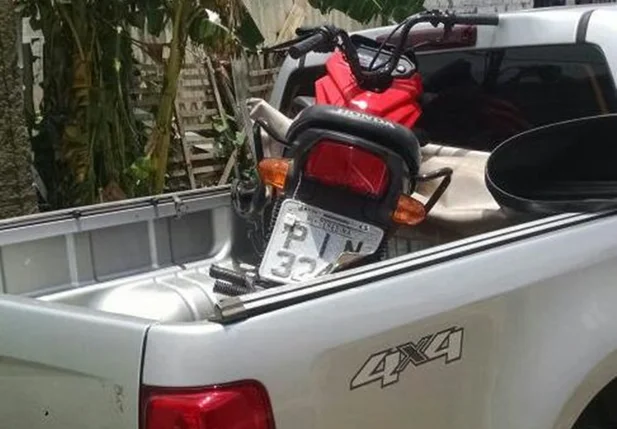 Moto recuperada pela Polinter