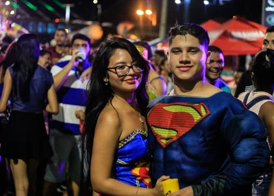 Casal foi combinando no Corso 2017