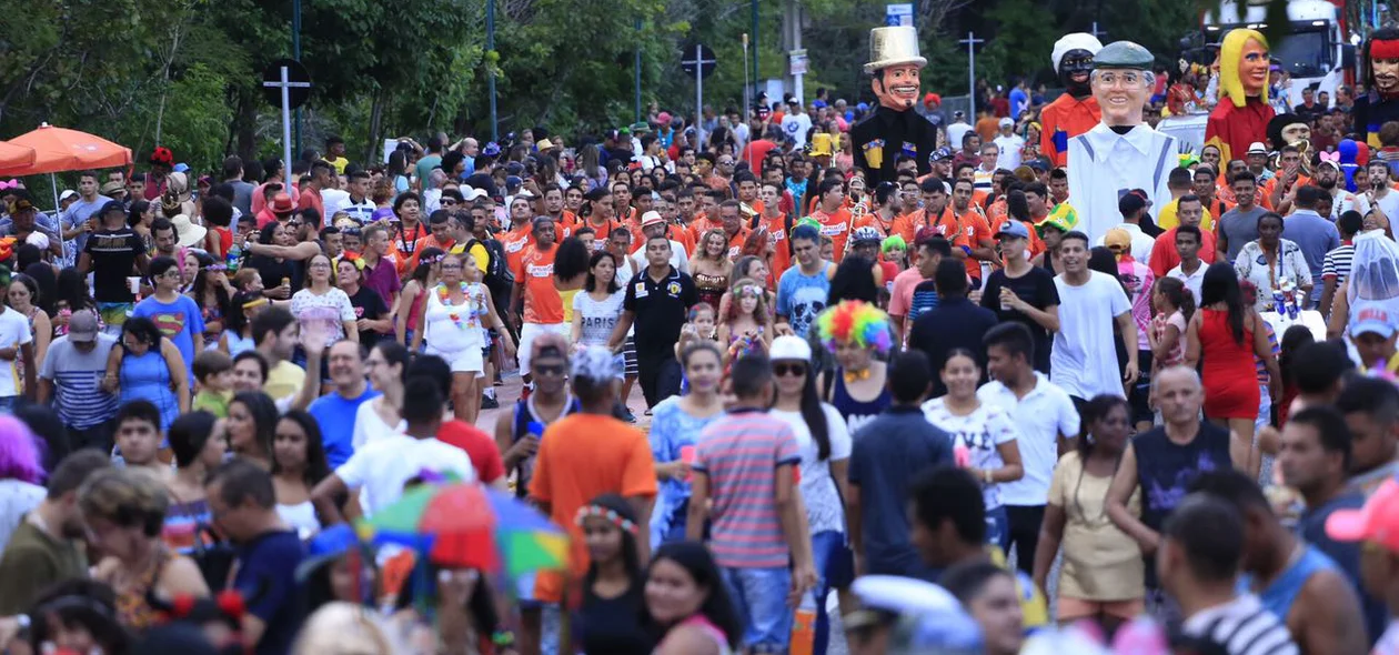 Foliões no Corso de Teresina