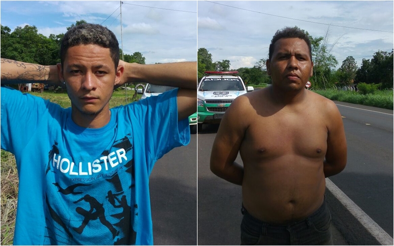 Criminosos presos na BR-343 em Teresina