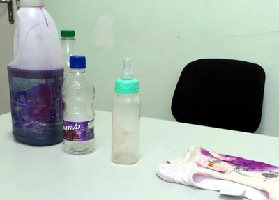 Avó confundiu produto de limpeza com suco de uva