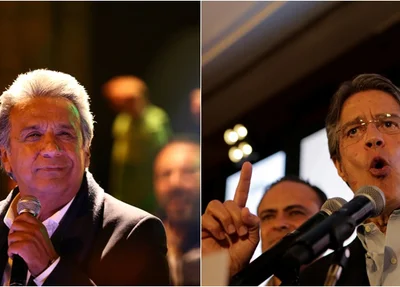 Lenin Moreno e Guilherme Lasso