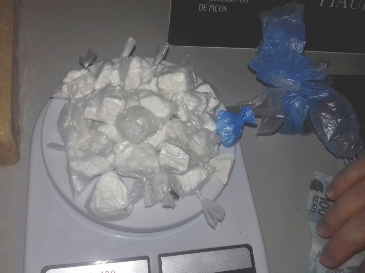 Drogas apreendidas durante operação da PC