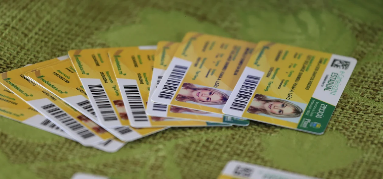 Modelosdas carteirinhas utilizadas por estudantes