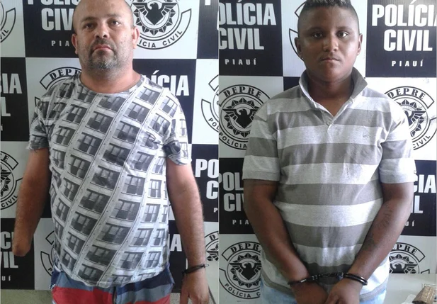 Pai e filho presos no Bairro Areias