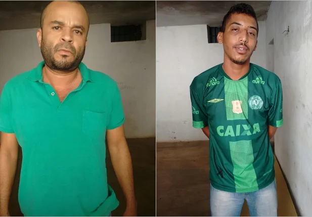 Homens presos pela Polícia Civil em Bom Jesus