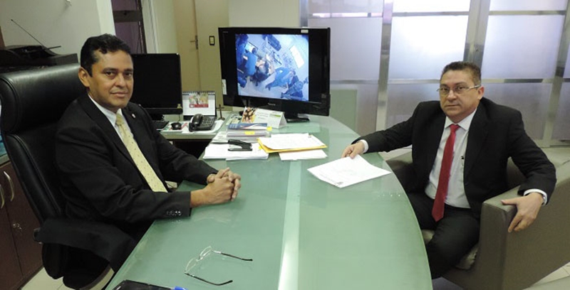 Procurador Cleandro Moura e Ubiraci Rocha