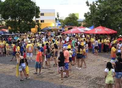Bloco pinto na morada