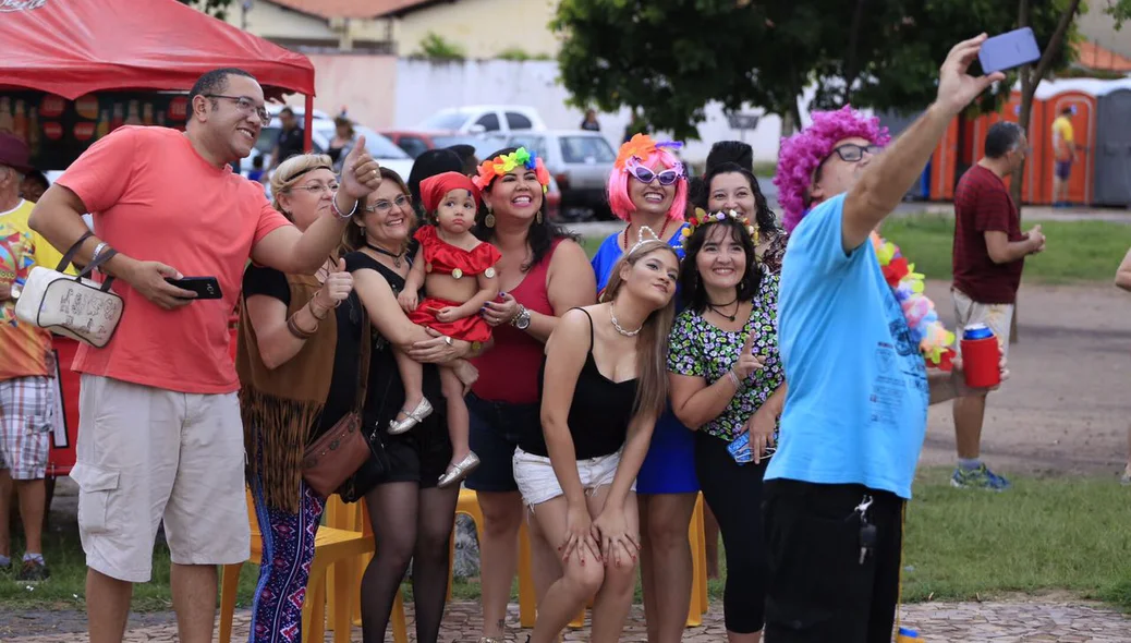Famílias marcam presença no bloco Pinto da Morada em Teresina