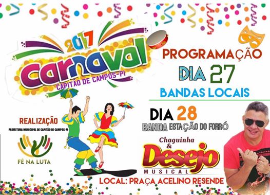 Apresentação das bandas do evento