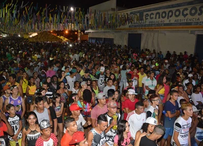 Multidão participa da última noite do Picosfolia