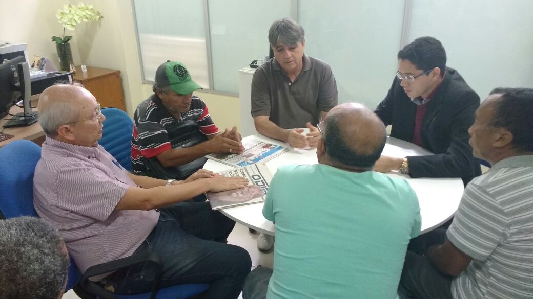 Servidores em ocupação na sede da SEMA