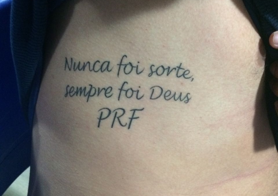Tatuagem de homem que se passava por agente da PRF