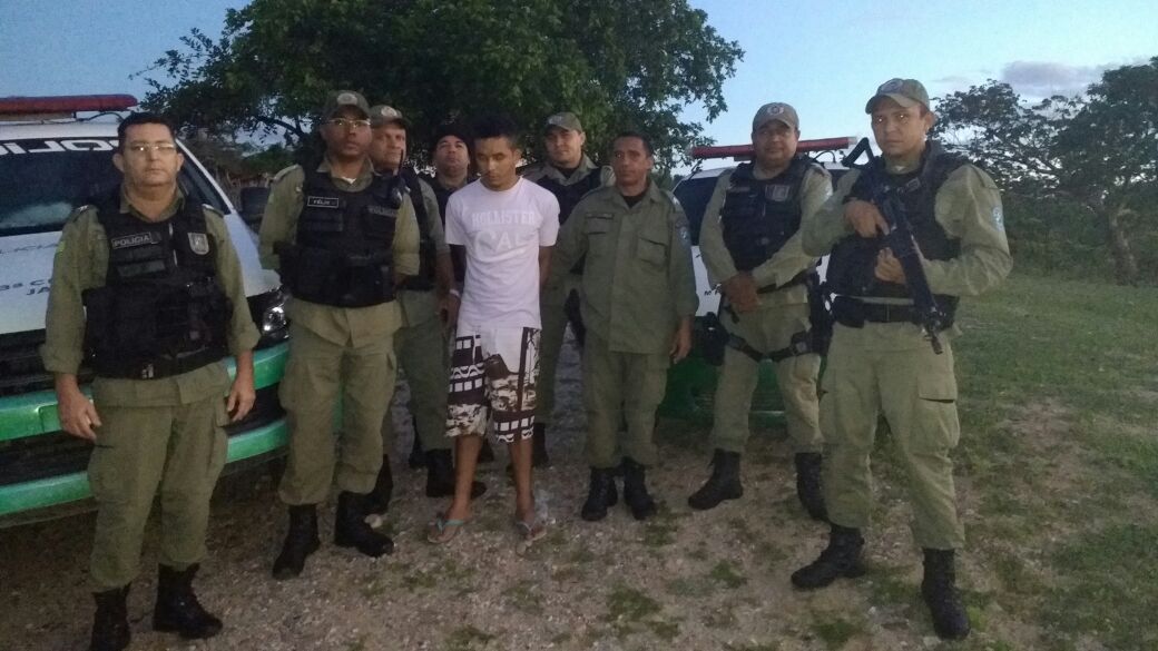 Fugitivo é preso por policiais militares de Jaicós