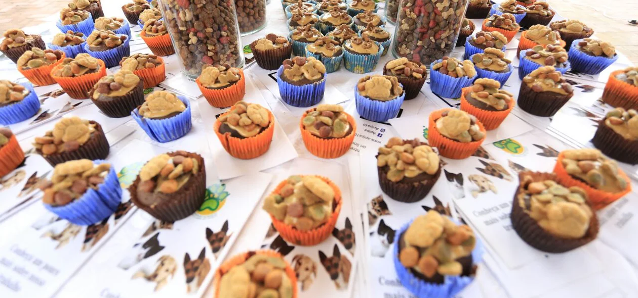 Cupcake de ração