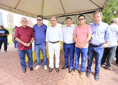 Governador Wellington com membros do PMDB