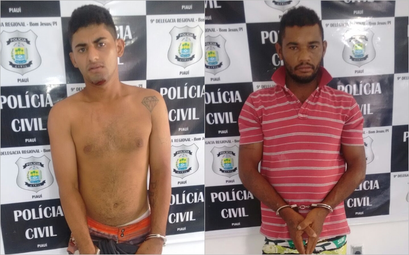 Indivíduos presos pela Polícia Civil