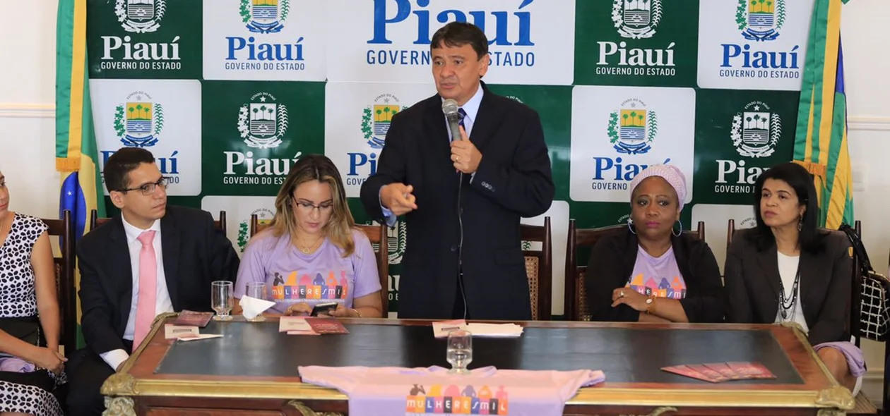 Governador em discurso