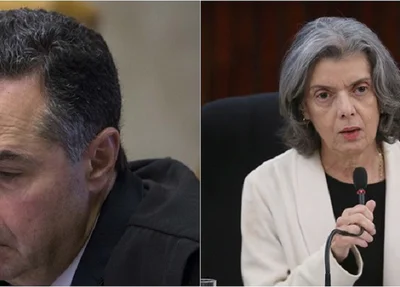 Ministro Roberto Barroso e ministra Cármen Lúcia
