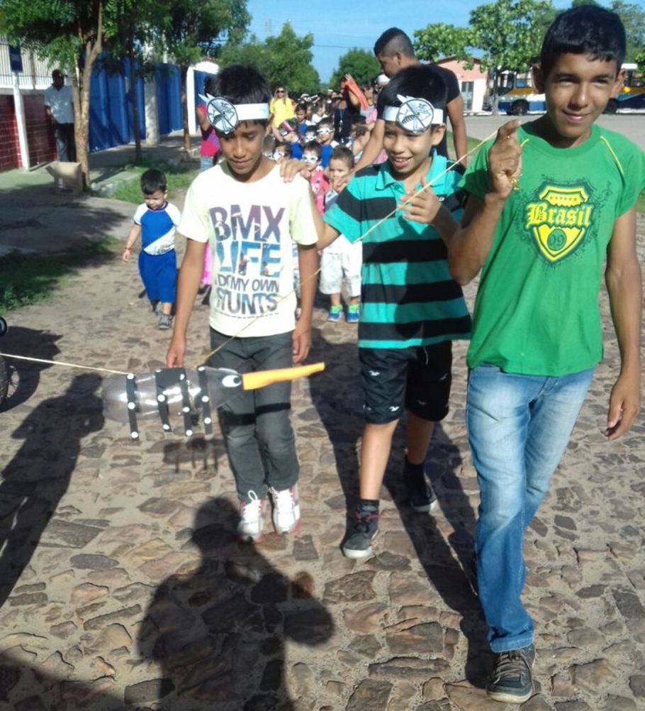 Alunos de Cocal participam de campanha de conscientização contra a dengue