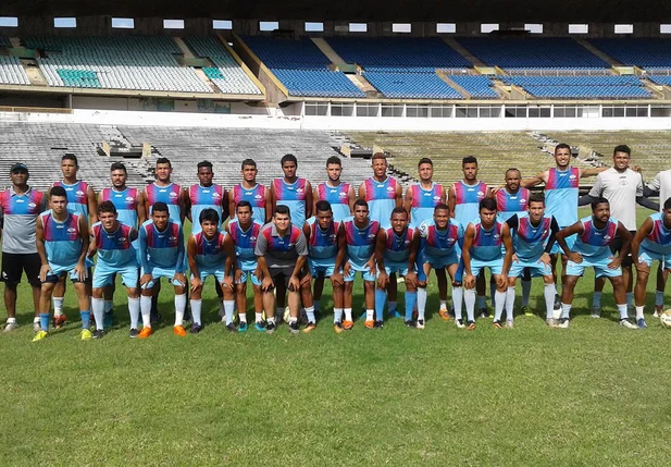 Último treino do Piauí antes da partida contra a equipe do Picos