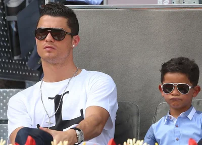 Cristiano Ronaldo e seu filho