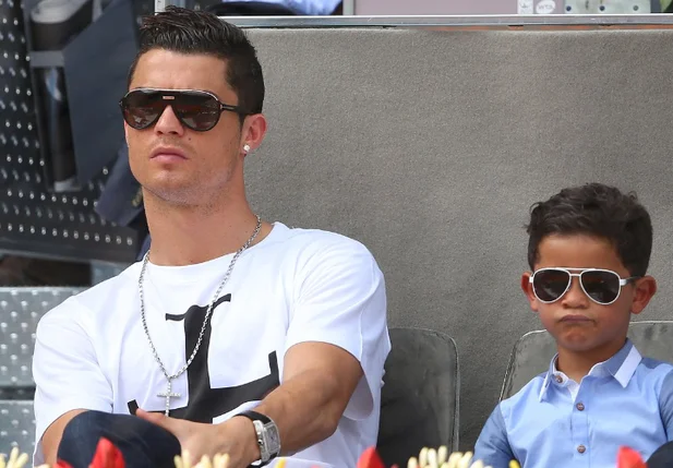 Cristiano Ronaldo e seu filho