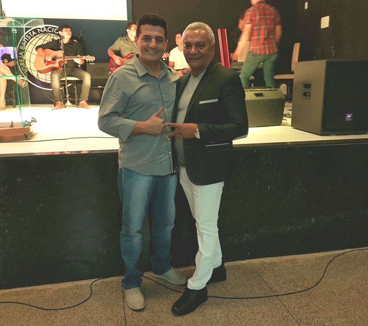 Gustavo Henrique e pastor Soares