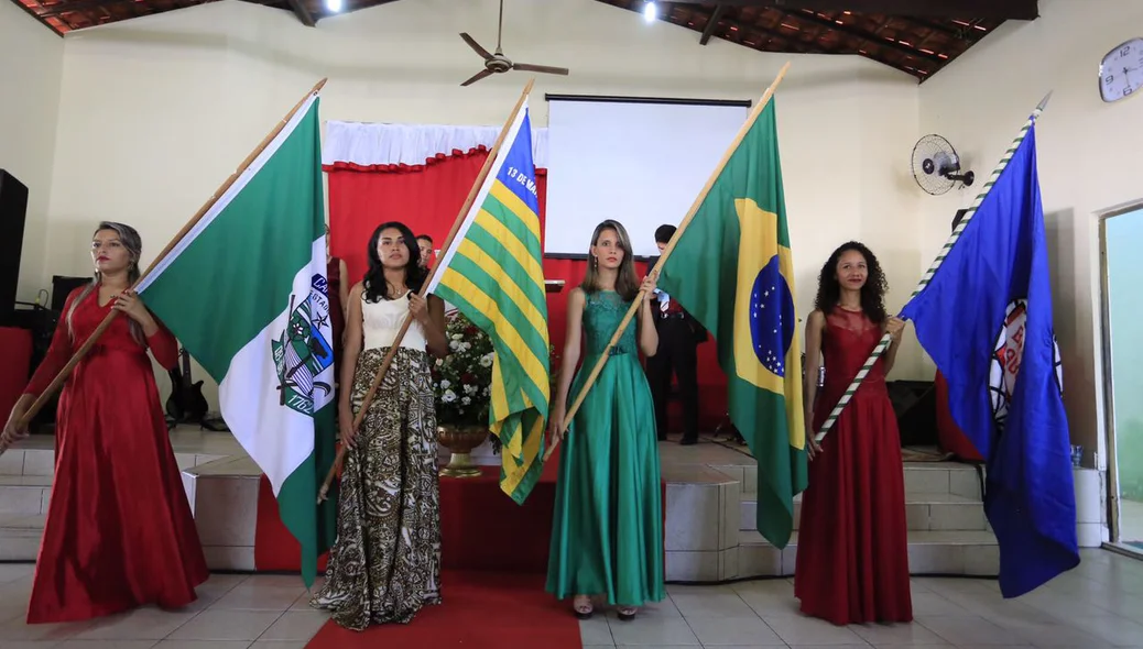Apresentação durante o culto
