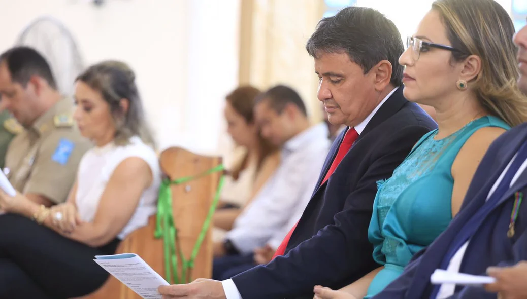 Governador Wellington Dias e a primeira-dama e deputada estadual, Rejane Dias