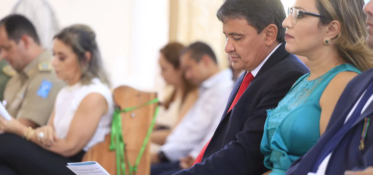 Governador Wellington Dias e a primeira-dama e deputada estadual, Rejane Dias